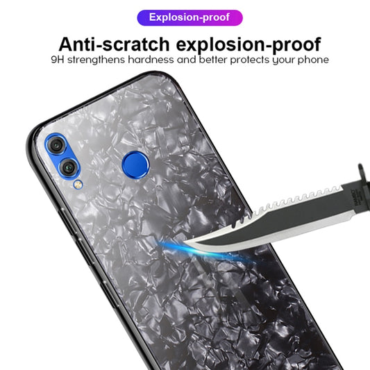 Luxury Marble Pattern Tempered Glass Case for Samsung Galaxy A20