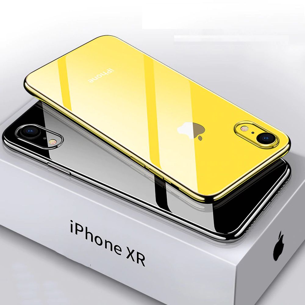 Luxury Electroplating Soft Silicone Matte Finish Case for iPhone XR