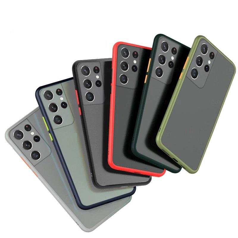 Shockproof Matte Case for Galaxy S21 Ultra