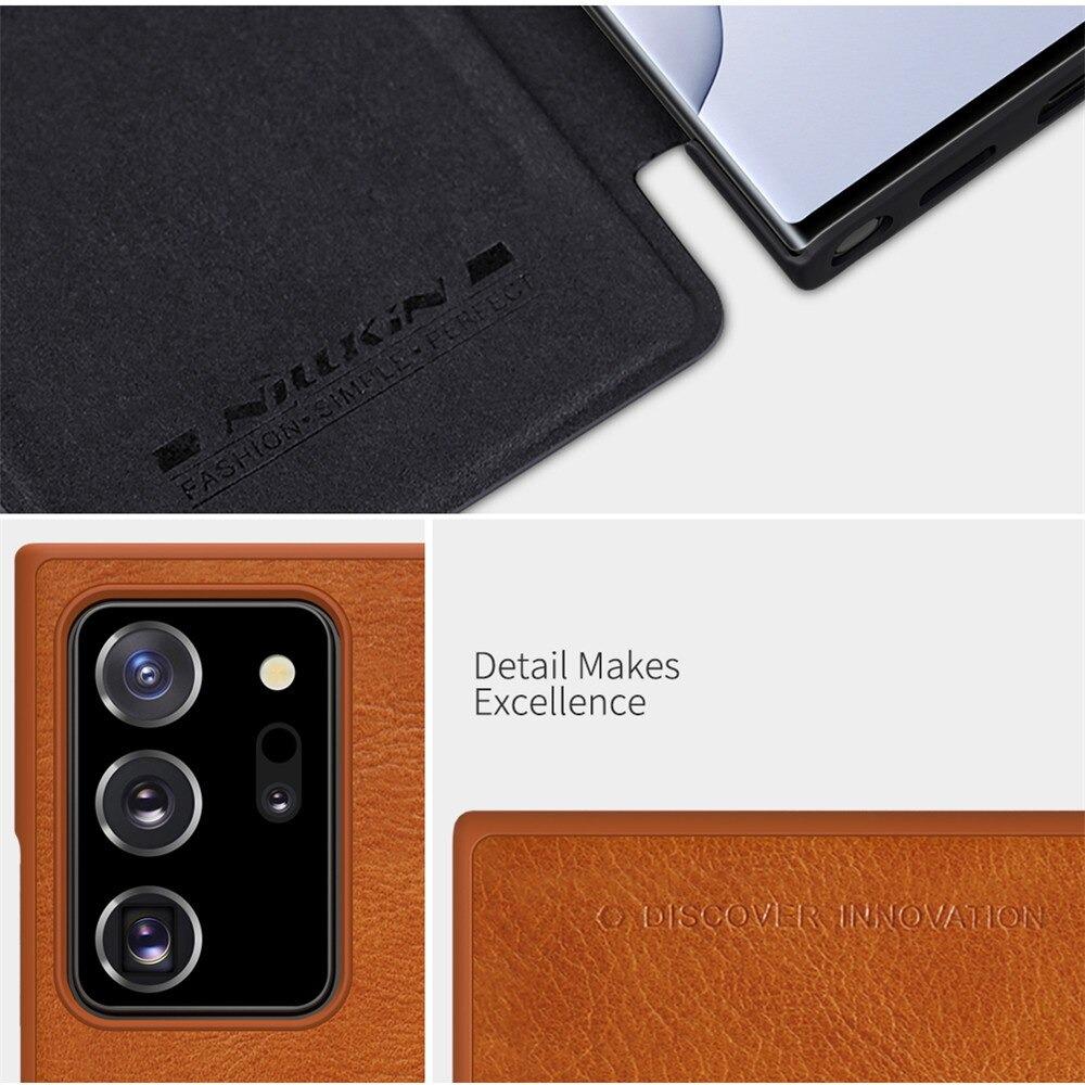 Genuine Leather Flip Case for Samsung Galaxy Note 20 Ultra