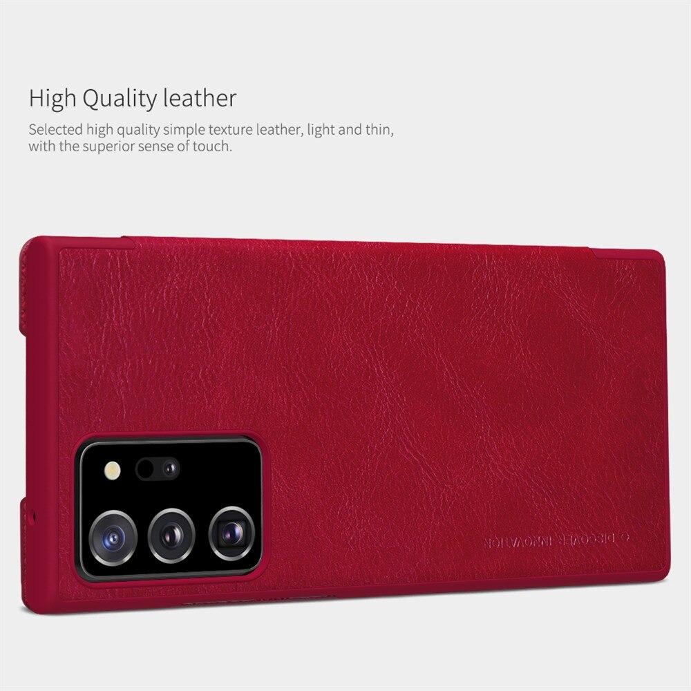 Genuine Leather Flip Case for Samsung Galaxy Note 20 Ultra