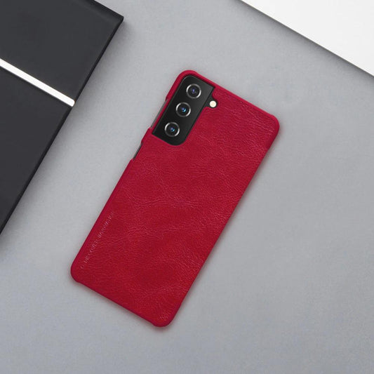 Genuine Leather Flip Cover for Galaxy S21 Plus
