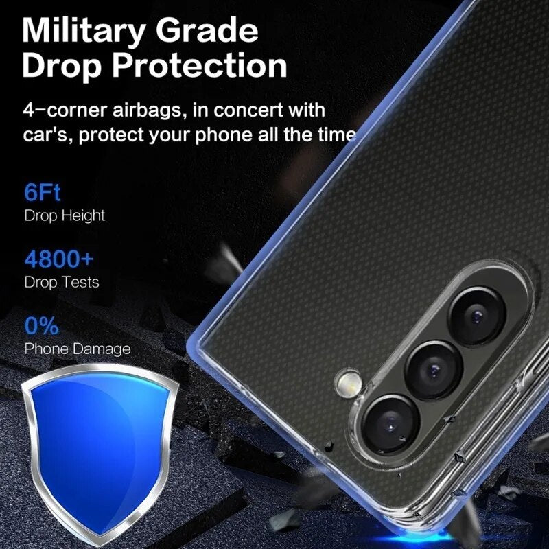 Crystal Clear Hard Case for Galaxy Z Fold5