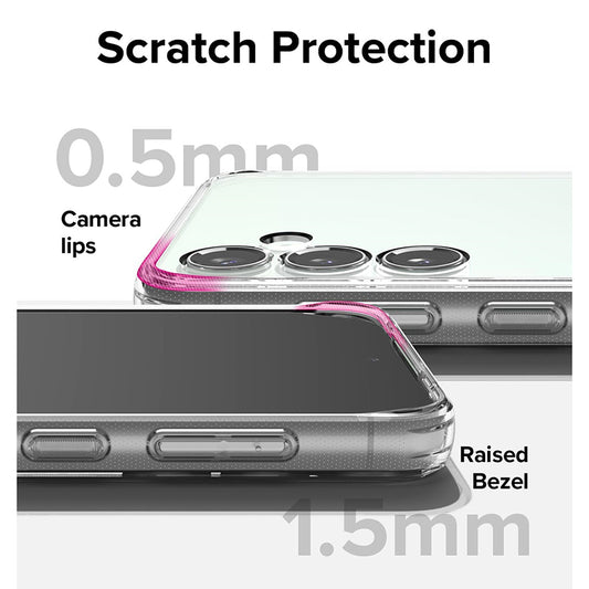 Shockproof Clear Hard Case for Galaxy S23 FE