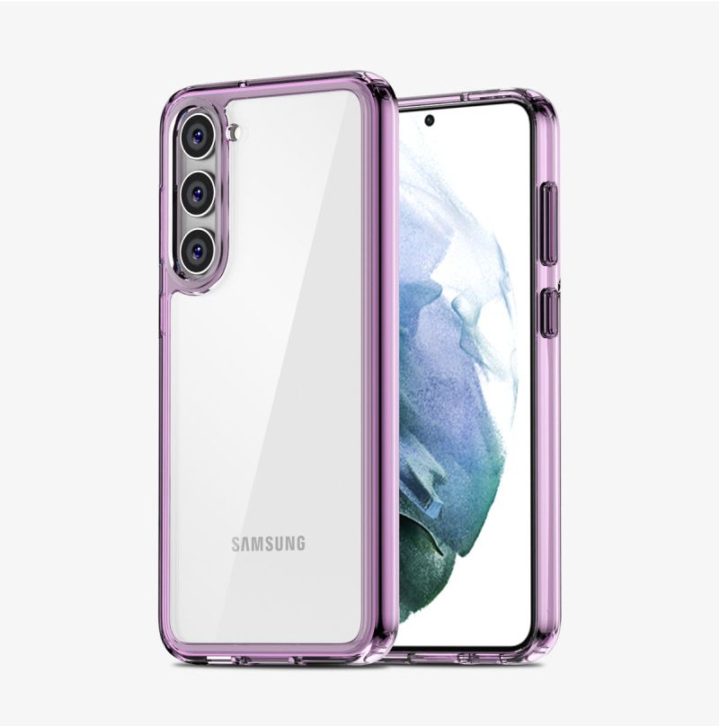 Shockproof Color Frame Clear Case for Galaxy S23
