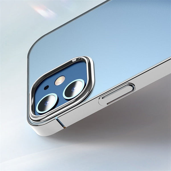 Electroplated Hard Clear Case for iPhone 12 Mini