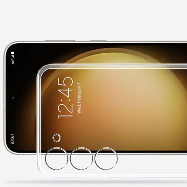 Soft TPU Transparent Case for Galaxy S23 Plus