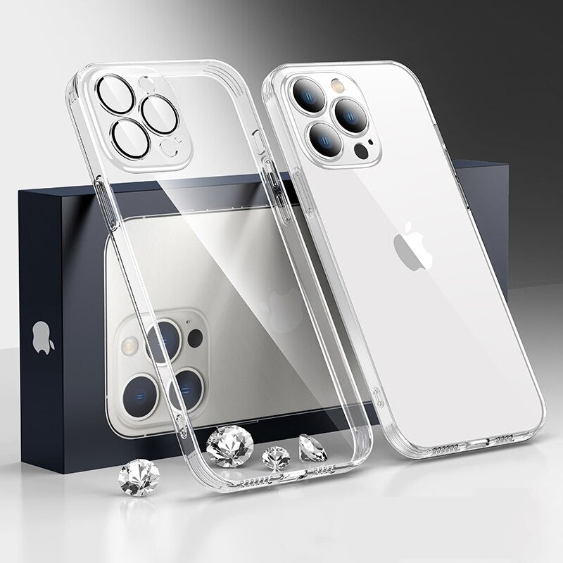 Plating Transparent Case for iPhone 13 Pro Max