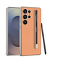 Ultra Slim Leather Case with Stylus Pen for Galaxy S25 Ultra