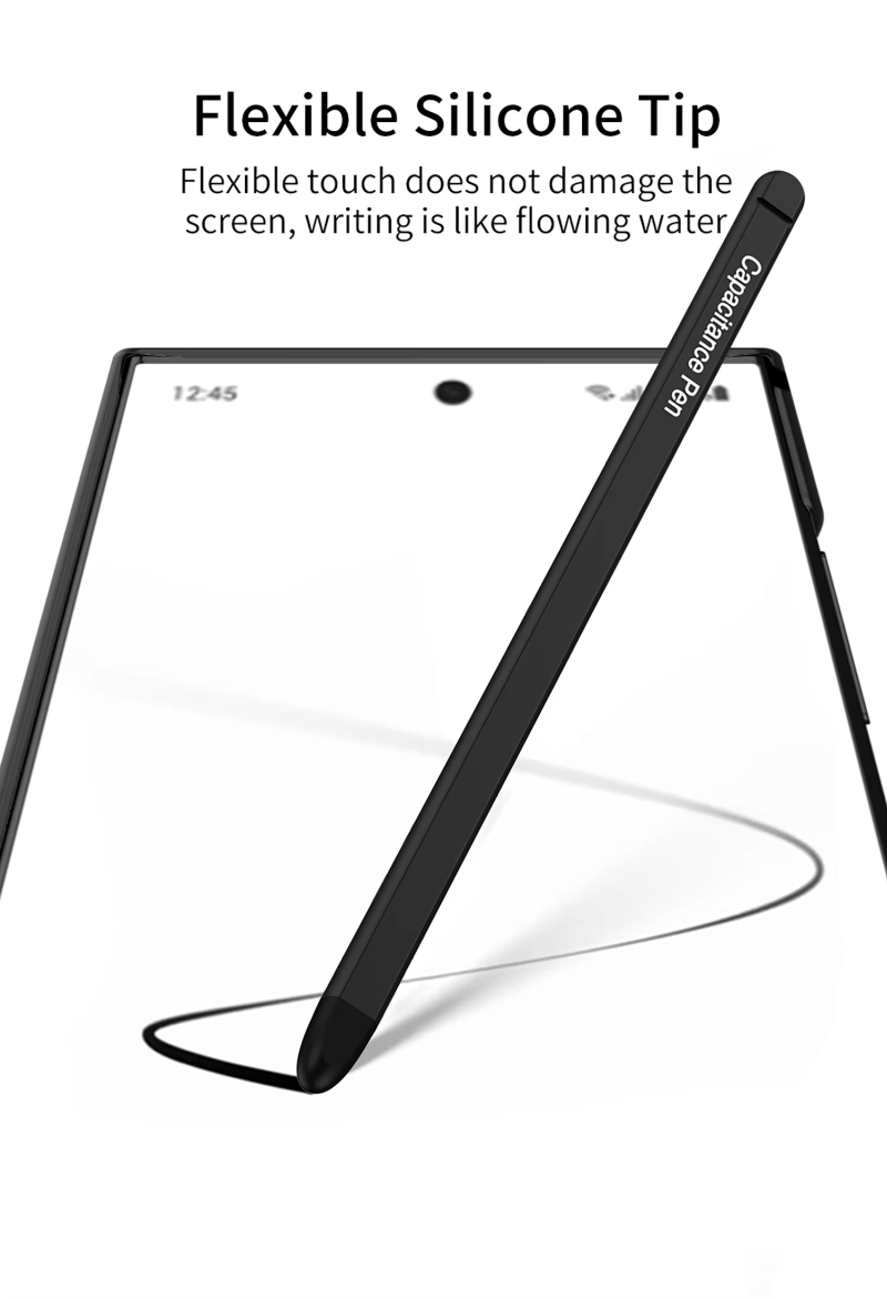 Ultra Slim Leather Case with Stylus Pen for Galaxy S25 Ultra