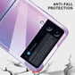 Crystal Clear Glass Case for Galaxy Z Flip4