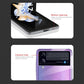 Crystal Clear Glass Case for Galaxy Z Flip4