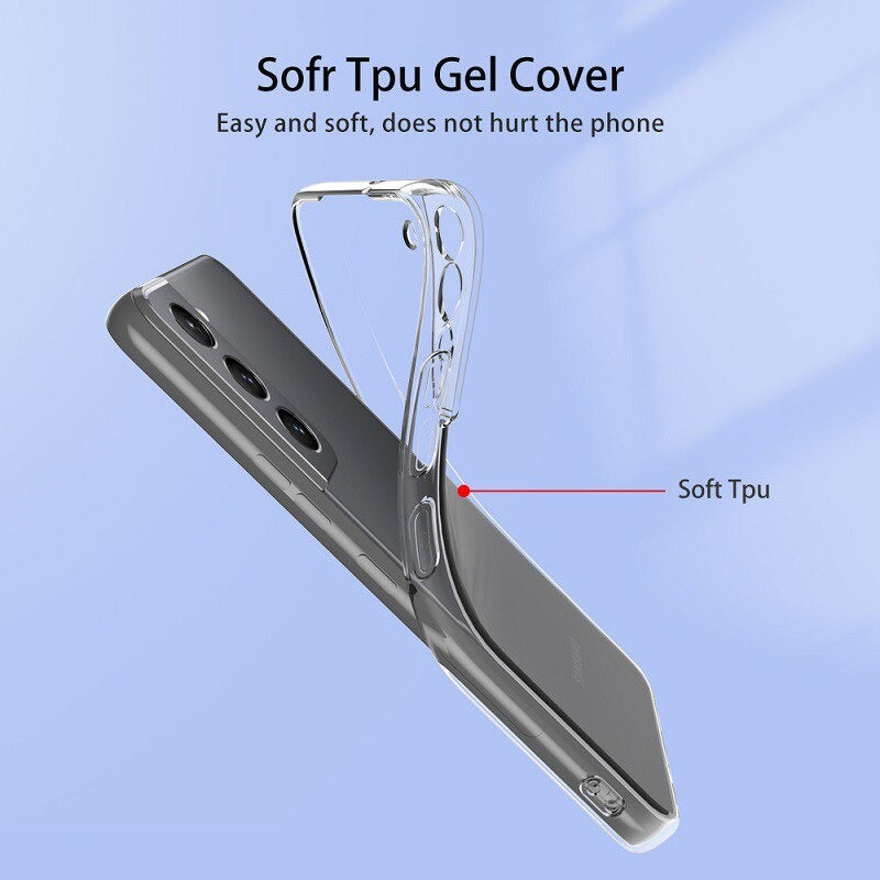 Soft TPU Transparent Case for Galaxy S22