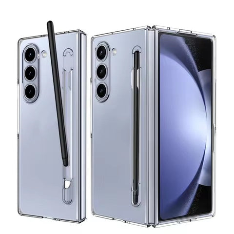 Crystal Clear Hard Case with S Pen Slot for Galaxy Z Fold6