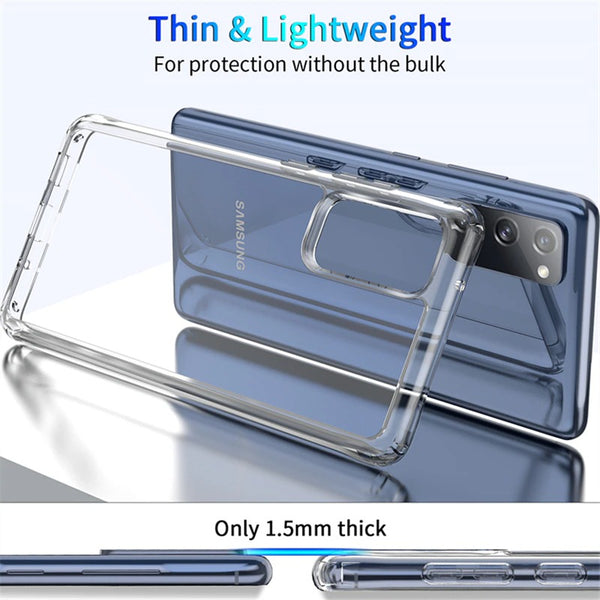 Crystal Clear Protective Case for Galaxy S20 FE 5G