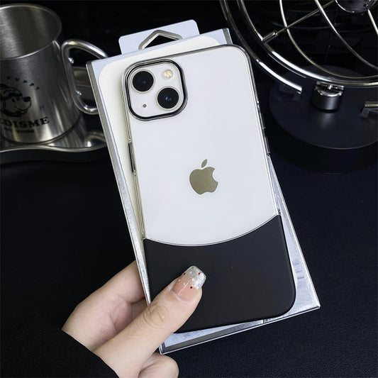 Dual Tone Hard PC Clear Case for iPhone 15