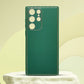 Gold Plating Leather Case for Galaxy S22 Ultra