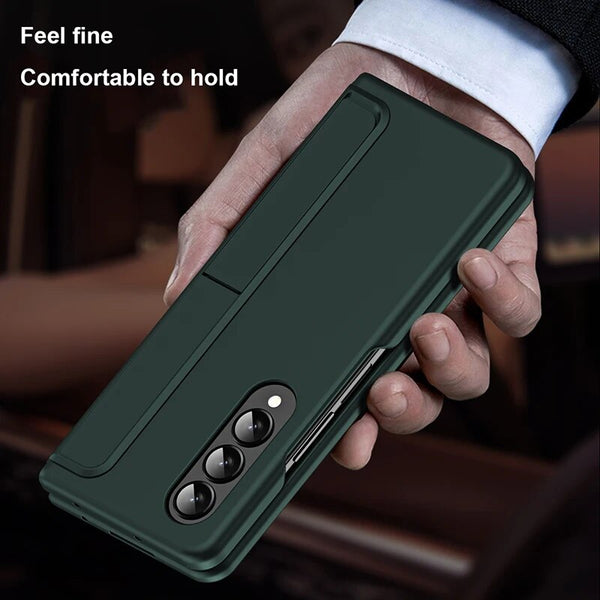 Detachable Pen Holder Kickstand Case With Stylus Pen for Galaxy Z Fold4