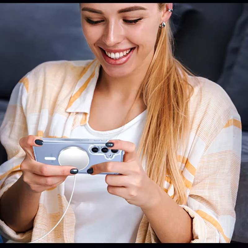 Magnetic Magsafe Transparent Case for Galaxy S24