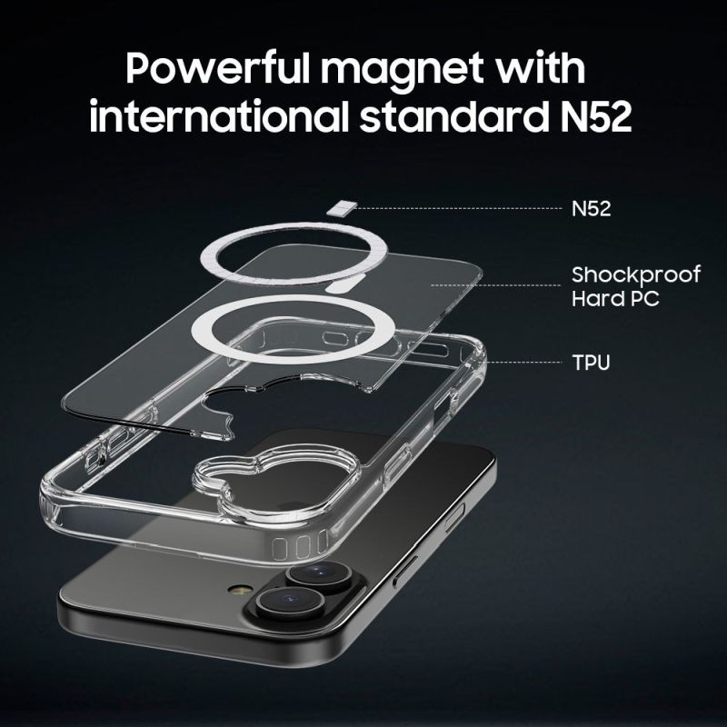 Magsafe Clear Case for iPhone 16 Plus