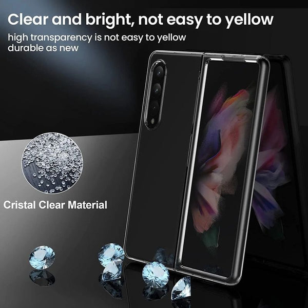 Crystal Clear Hard Case for Galaxy Z Fold4