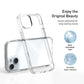 Crystal Clear Hard Case For iPhone 15