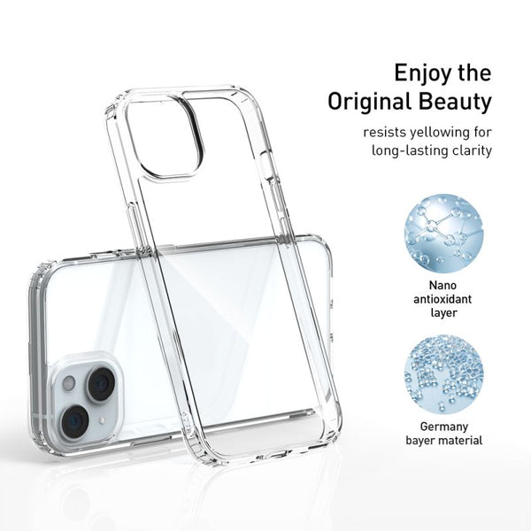 Crystal Clear Hard Case For iPhone 15