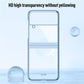 Electroplating Glitter Hard Transparent Case for Galaxy Z Flip4