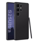 Plain Leather Metallic Electroplated Slim Case for Galaxy S25 Ultra