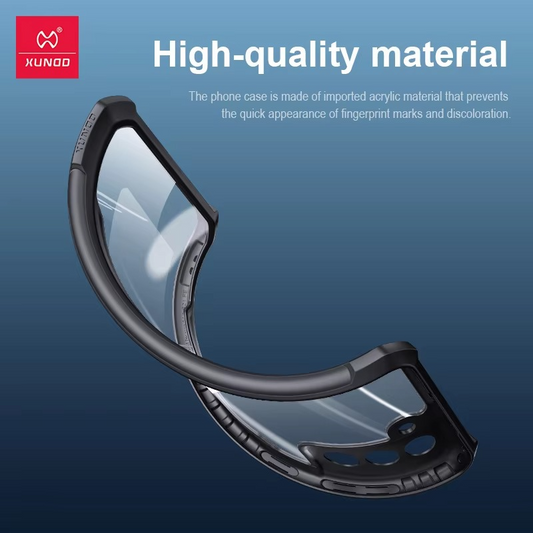 Shockproof Airbag Bumper Clear Cover for Galaxy  S21 FE 5G