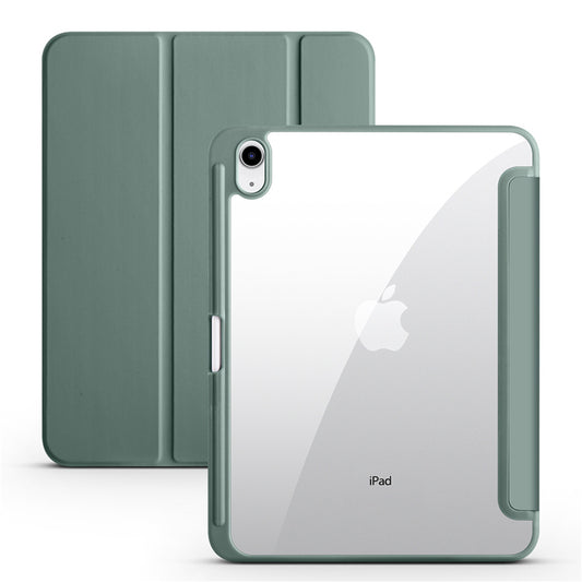 Smart Folio Clear Back Cover for iPad 10.9 Inch 10th Gen. (2022) With Pencil Slot