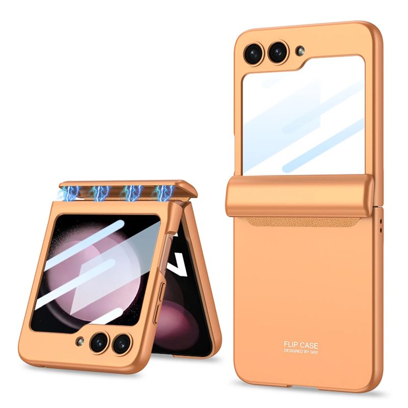 Magnetic Hinge Protection Matte Case for Galaxy Z Flip5