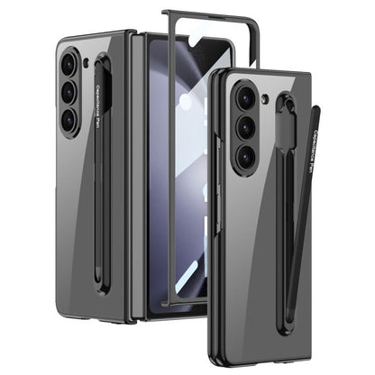 Electroplating Transparent HD PC Case With Pen for Galaxy Z Fold5