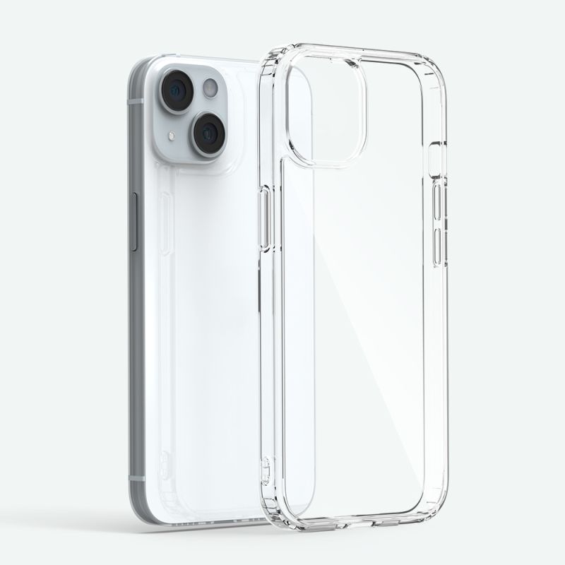 Crystal Clear Hard Case For iPhone 15