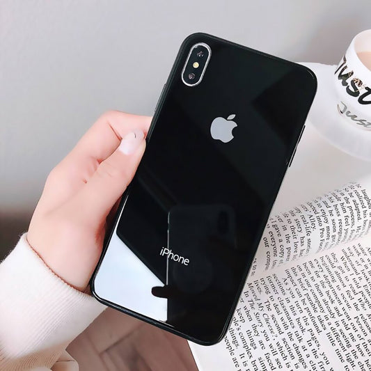 Luxury Soft Silicone Electroplate Frame Case For iPhone X