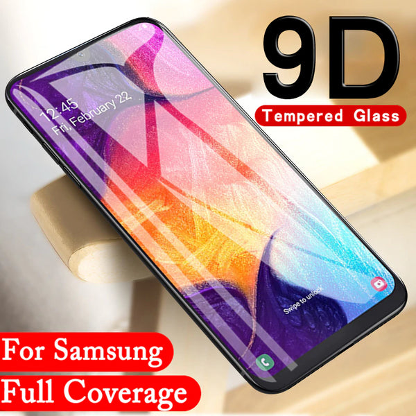 9D Full Cover Tempered Glass Screen Protector for Samsung Galaxy A70