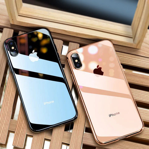 Luxury Electroplating Soft Silicone Case for iPhone XS