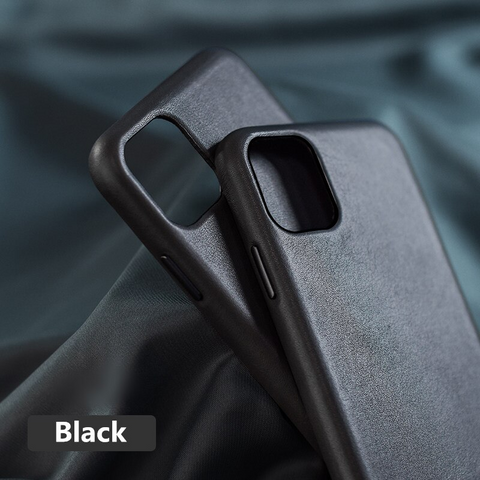 Luxury Genuine Leather Case for iPhone 11 Pro With LOGO