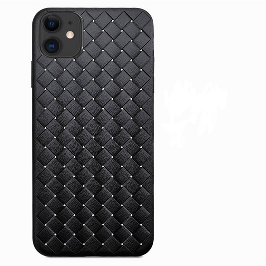 Grid Weaving Pattern Case for iPhone 11