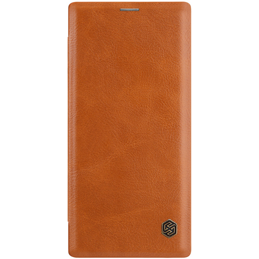 Genuine Leather Flip Case for Samsung Galaxy Note 10 Plus