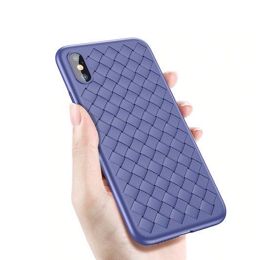 Baseus® Luxury Grid Pattern Case For iPhone X
