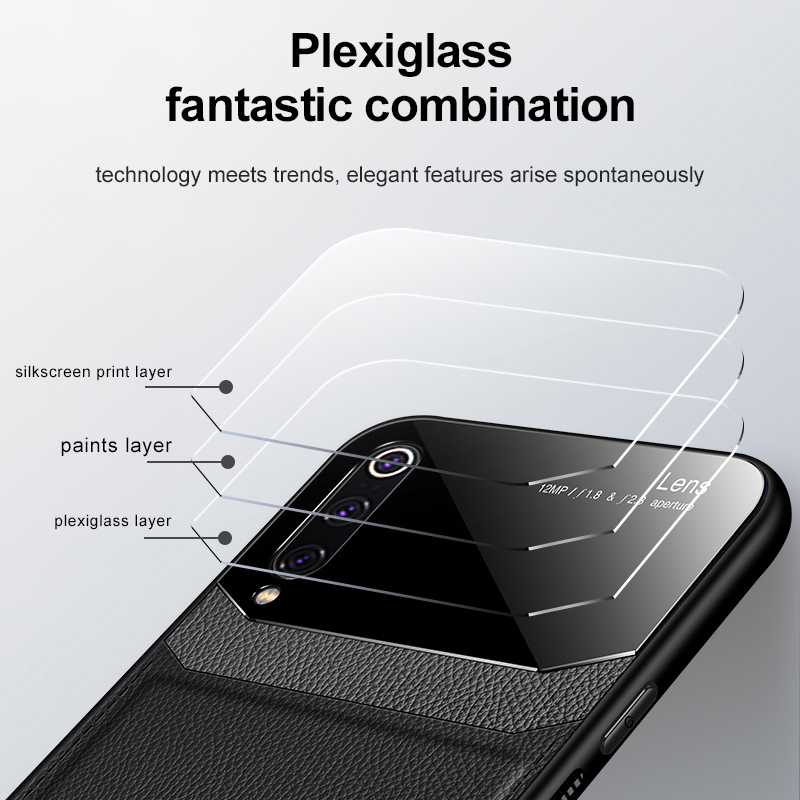 Luxury Camera Lens Protection Leather Case for Samsung Galaxy A30s