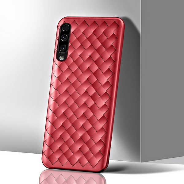 Luxury Ultra Thin Grid Weaving Case for Samsung Galaxy A30s