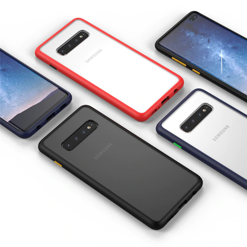 Luxury Shockproof Matte Finish Case for Samsung Galaxy S10