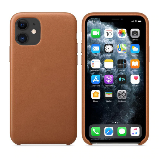 Ultra Thin Leather Case for iPhone 11 With LOGO