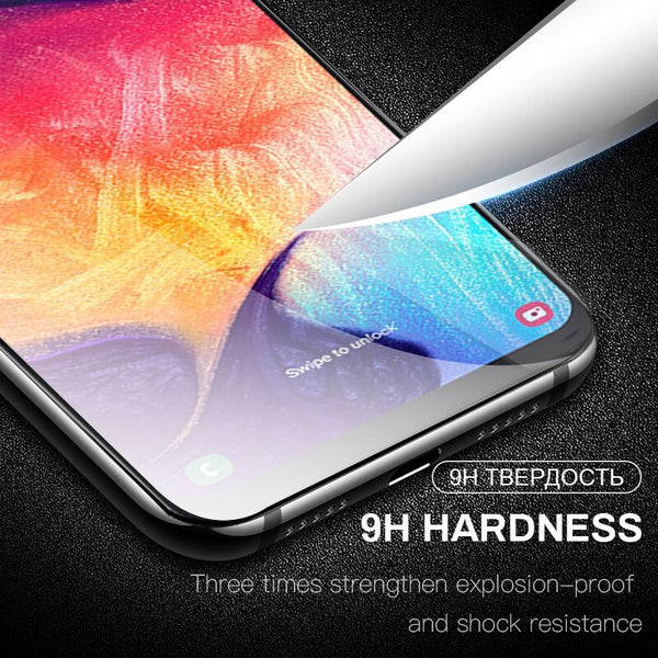 9D Full Cover Tempered Glass Screen Protector for Samsung Galaxy A70