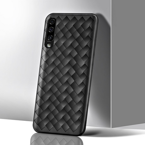 Luxury Ultra Thin Grid Weaving Case for Samsung Galaxy A30s