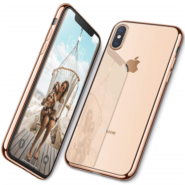 Luxury Electroplating Soft Silicone Case for iPhone XS Max