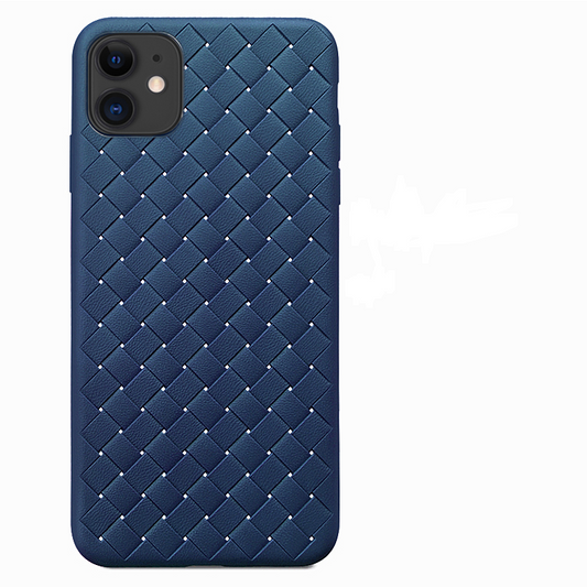 Grid Weaving Pattern Case for iPhone 11