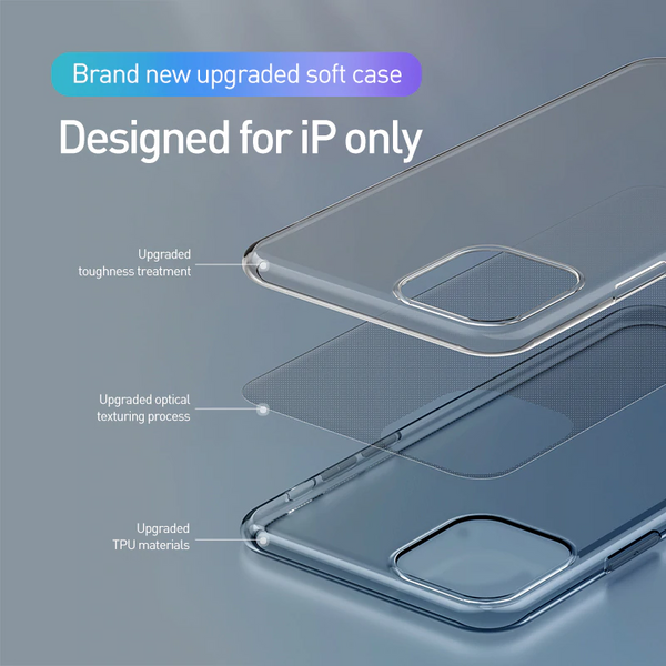 Luxury Ultra Thin Soft TPU Transparent Case for iPhone 11 Pro